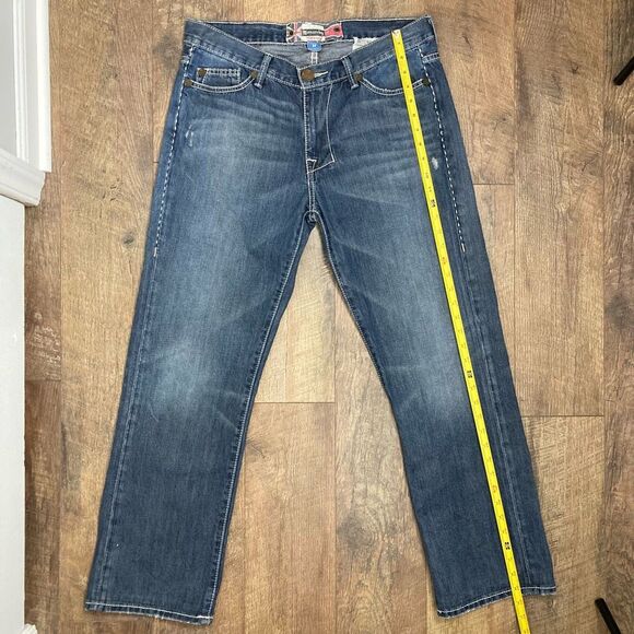 Vintage Y2K Monarchy Collection Men’s Medium Blue Jeans 34x30 Distressed British - Picture 11 of 11